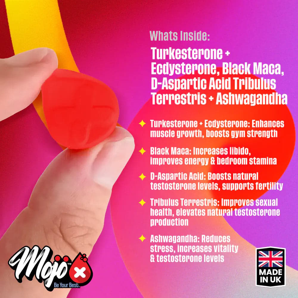MOJO™ MACHO Gummies（チェックアウト後） — 無料プレゼント 3